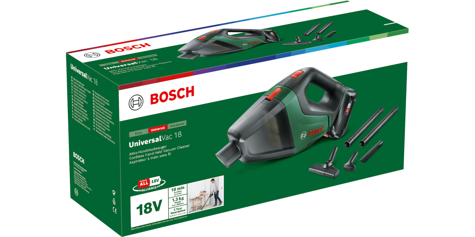 Пилосос професійний акумуляторний Bosch UniversalVac 18 18 В акб 1 х — фото 3