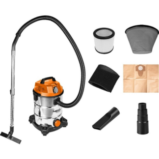 Пилосос професійний Neo Tools 1400 Вт 18 кПа контейнер 30 л Hepa