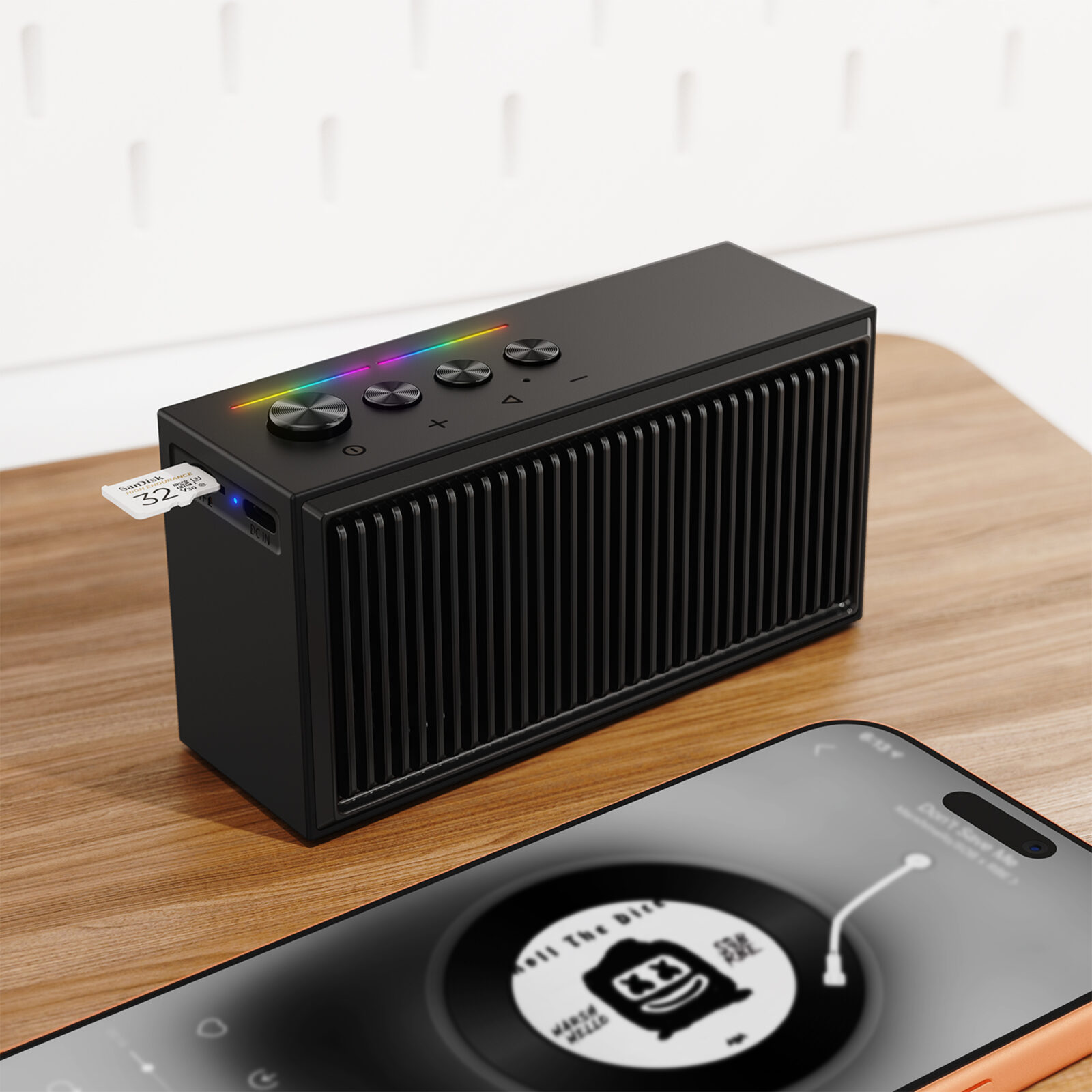 Портативна колонка Acefast K9 Go, 5W, IPX4, Black — фото 8