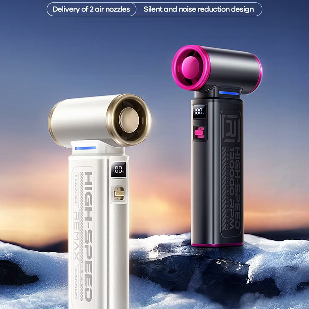 Портативний турбовентилятор REMAX High-Speed 130000 RPM Turbo Cannon Handheld Fan RS-SF19 — фото 4