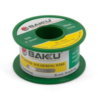 Припій Baku BK-10002, Sn 97% , Ag 0,3%, Cu 0,7%, флюс 2%, 0,2 мм, 50 г