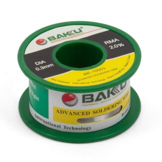 Припій Baku BK-10003 Sn 97% Ag 0,3% Cu 0,7% флюс 2%, 0,3 мм