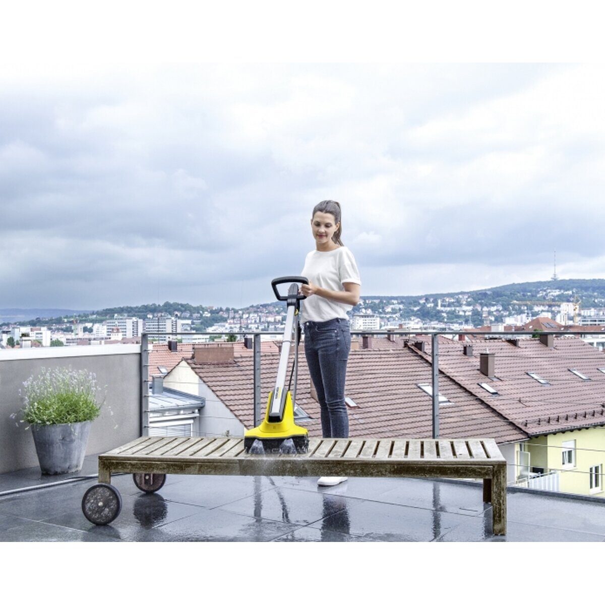 Щіткова машина Karcher PCL 4 patio cleaner 600 Вт щітка 30 см — фото 3