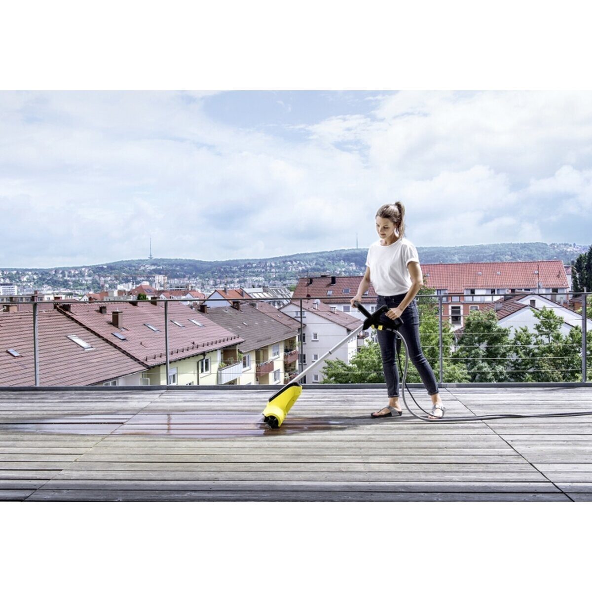 Щіткова машина Karcher PCL 4 patio cleaner 600 Вт щітка 30 см — фото 4