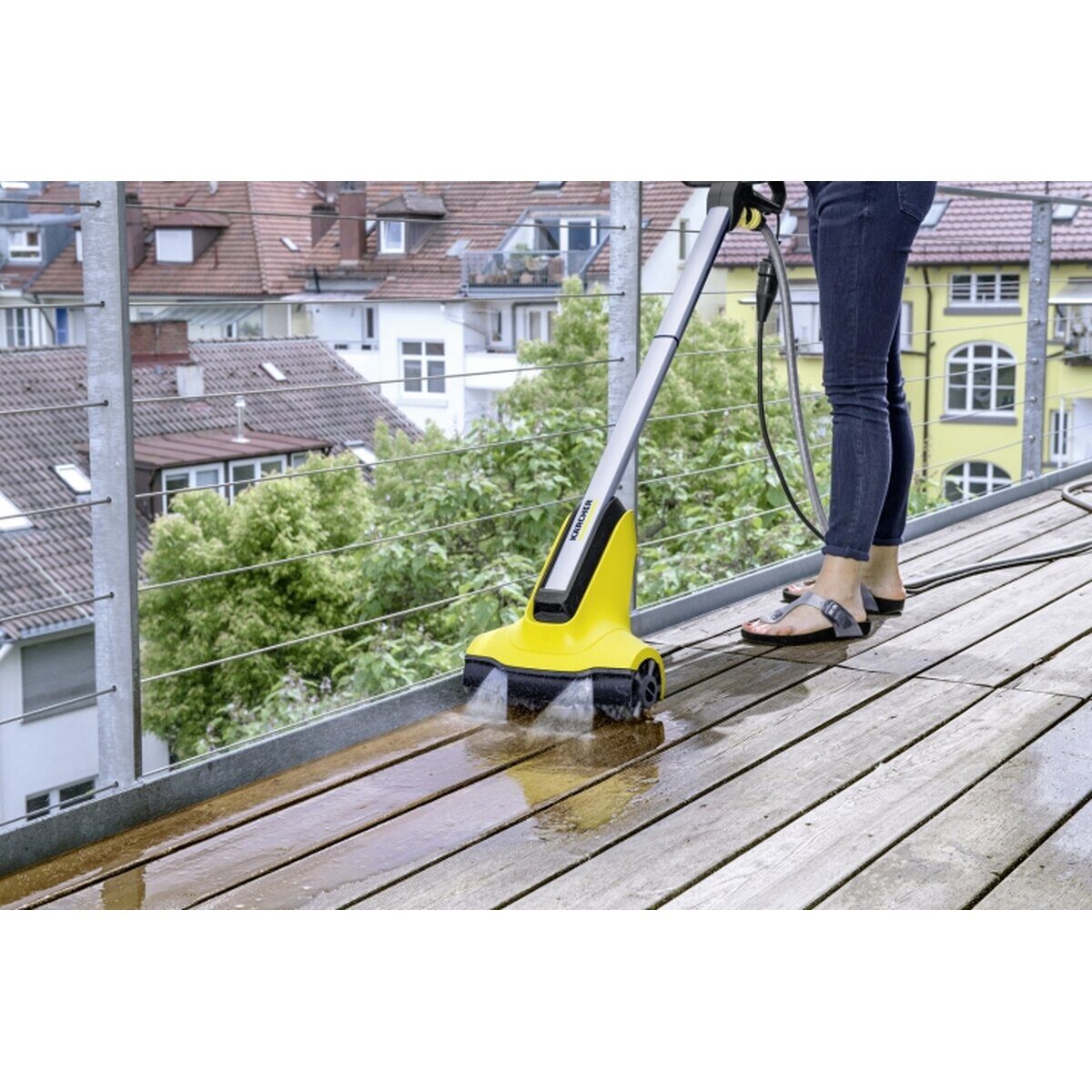 Щіткова машина Karcher PCL 4 patio cleaner 600 Вт щітка 30 см — фото 6