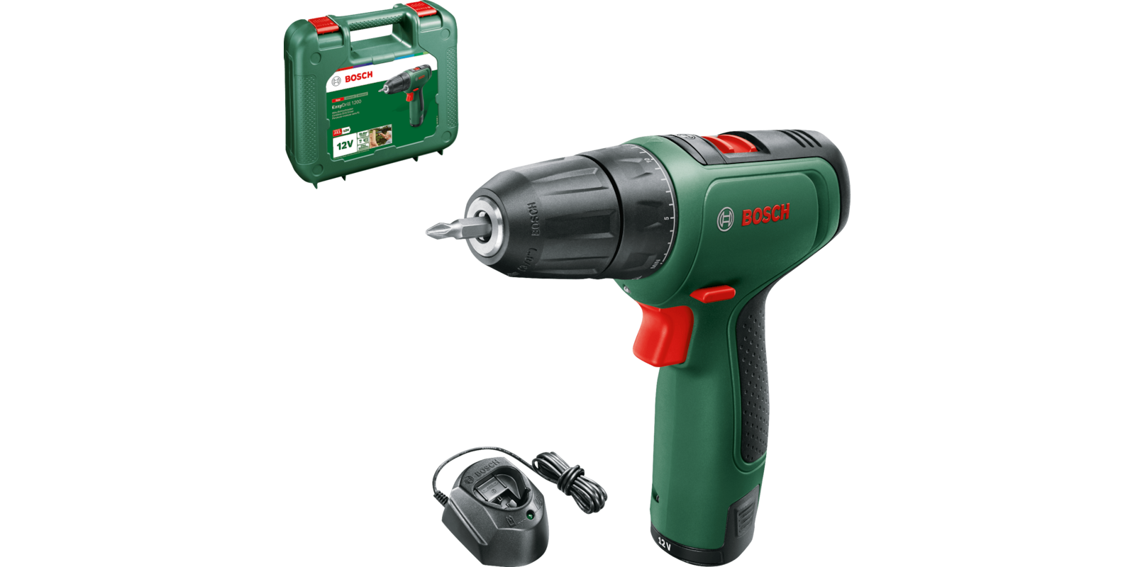 Шурупокрут-дриль акумуляторний Bosch EasyDrill 1200 12 В 1 х 1.5 — фото 2