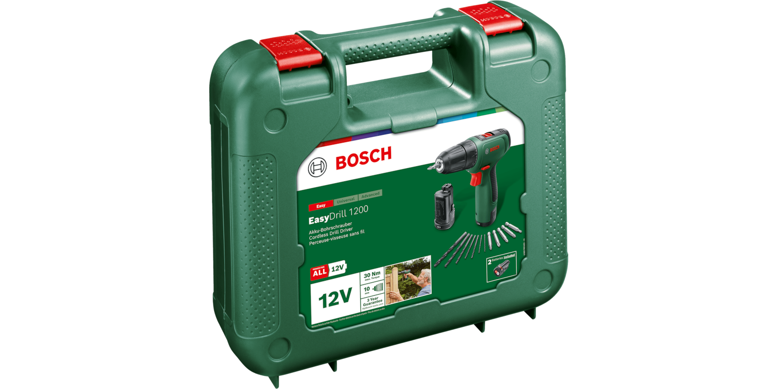Шурупокрут-дриль акумуляторний Bosch EasyDrill 1200 12 В 2 х 1.5 — фото 3