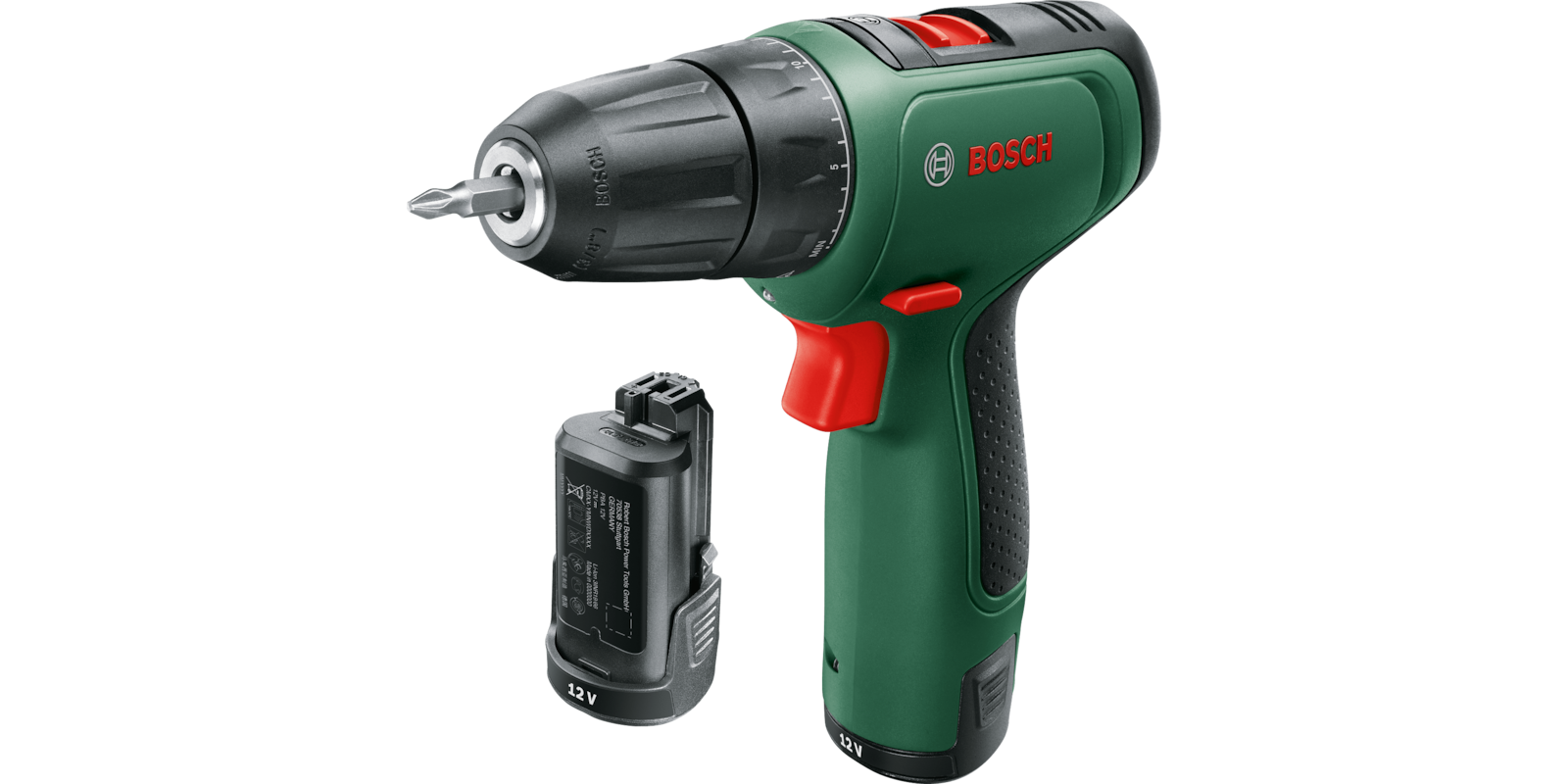 Шурупокрут-дриль акумуляторний Bosch EasyDrill 1200 12 В 2 х 1.5