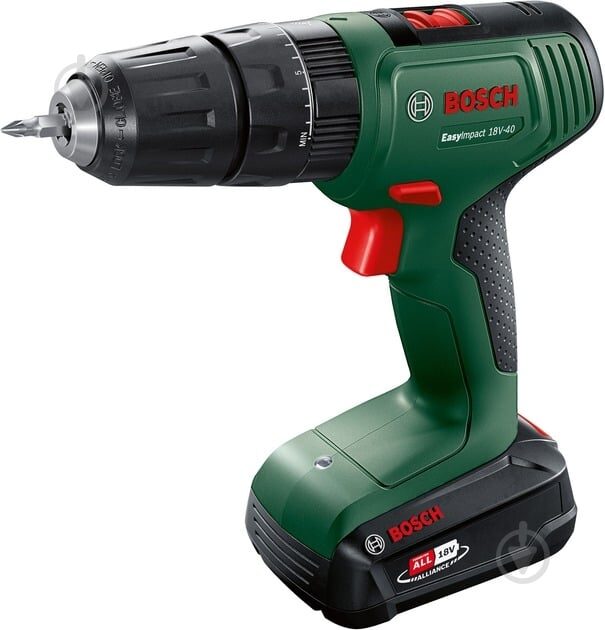 Шуруповерт-дрель аккумуляторная Bosch EasyImpact 18V-40 18 В 1 х 2
