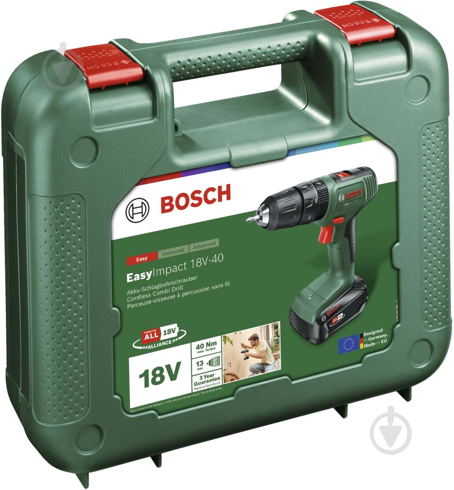 Шуруповерт-дрель аккумуляторная Bosch EasyImpact 18V-40 18 В 2 х 2 — фото 3