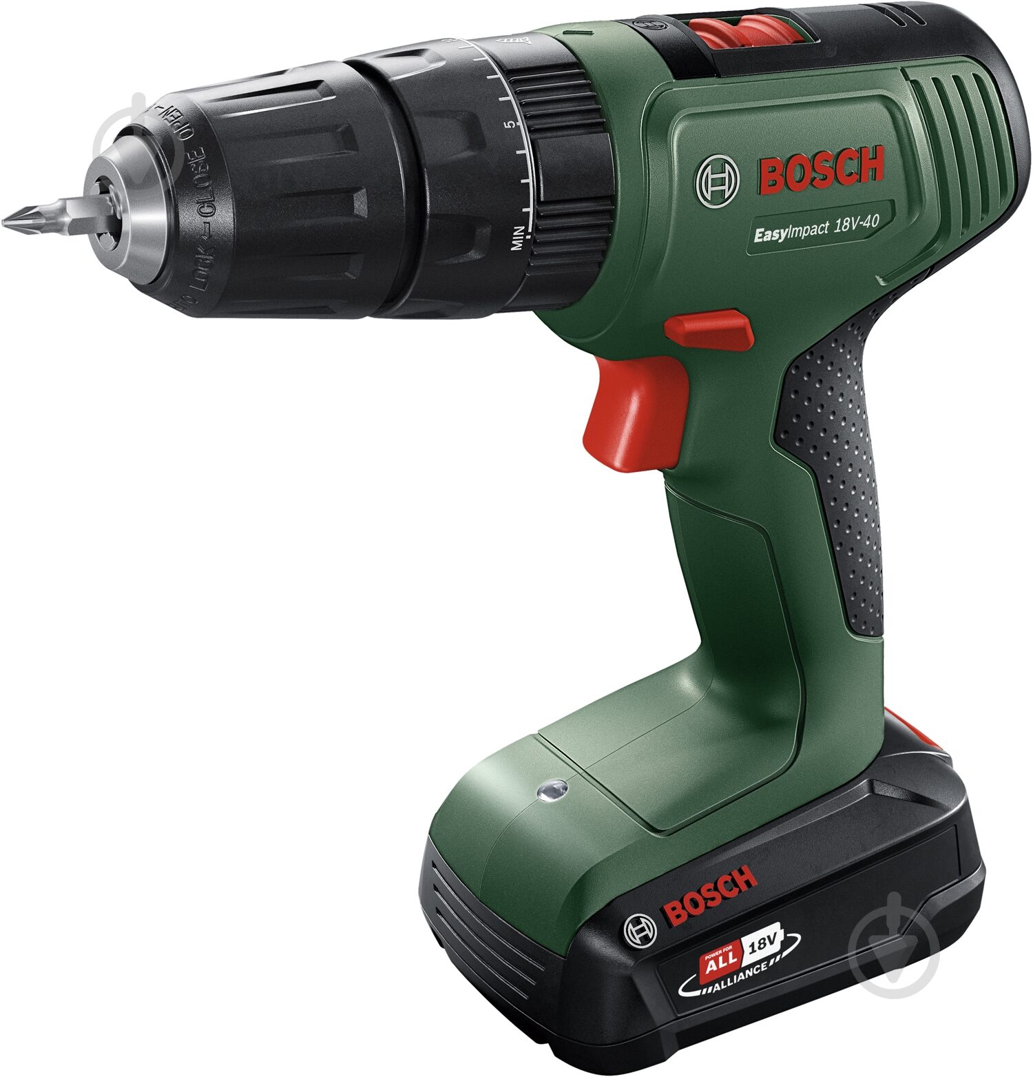 Шуруповерт-дрель аккумуляторная Bosch EasyImpact 18V-40 18 В 2 х 2