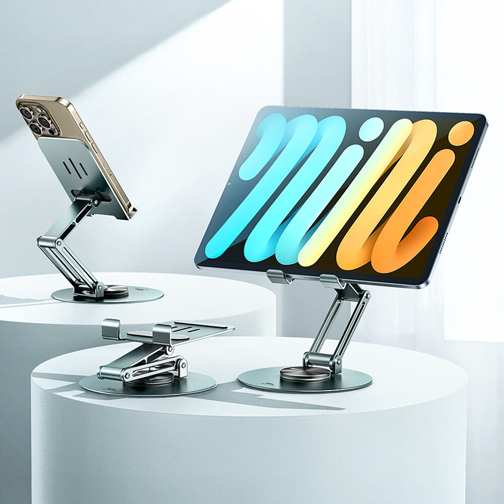 Тримач "Remax Alloy Foldable Rotatable Phone&Tablet Universal Holder — фото 4