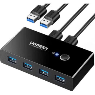 Спліттер USB 3.0 Ugreen US216 4 порти Black