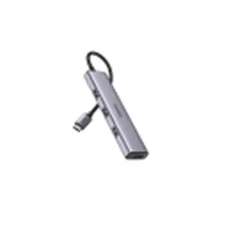 USB-хаб Ugreen CM473 4-in-1 USB 3.0 Space Сірий 20841