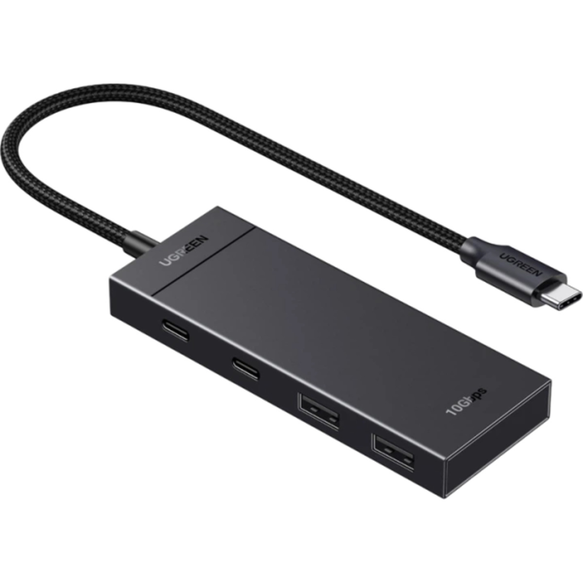 USB-хаб Ugreen CM806 USB-C 2xUSB-A + 2xUSB-C 3.2 Gen2, Black