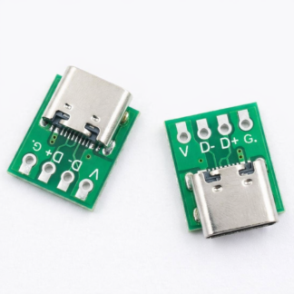 USB Type-C 3.1 роз’єм 16 pin (2 шт) SMD, для плати, ремонт та пайка