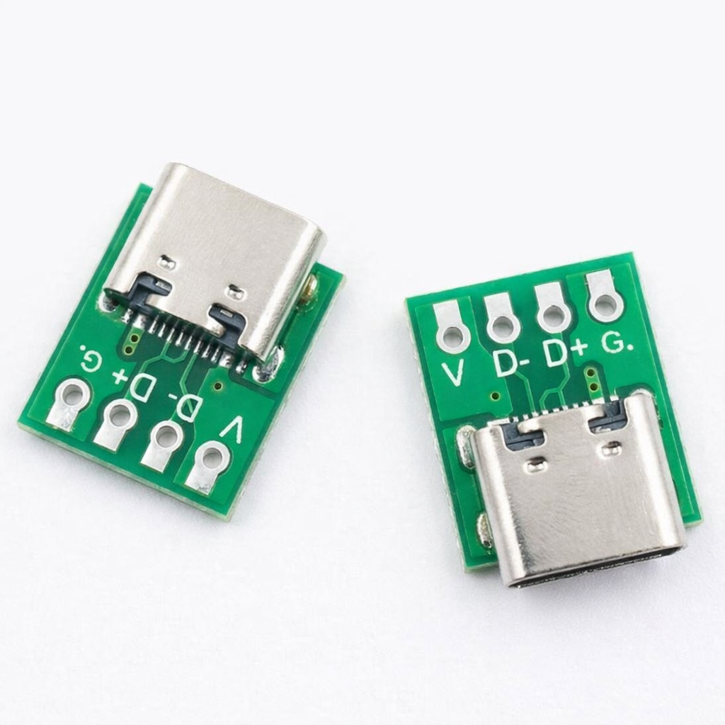 USB Type-C 3.1 роз’єм 16 pin (2 шт) SMD, для плати, ремонт та пайка