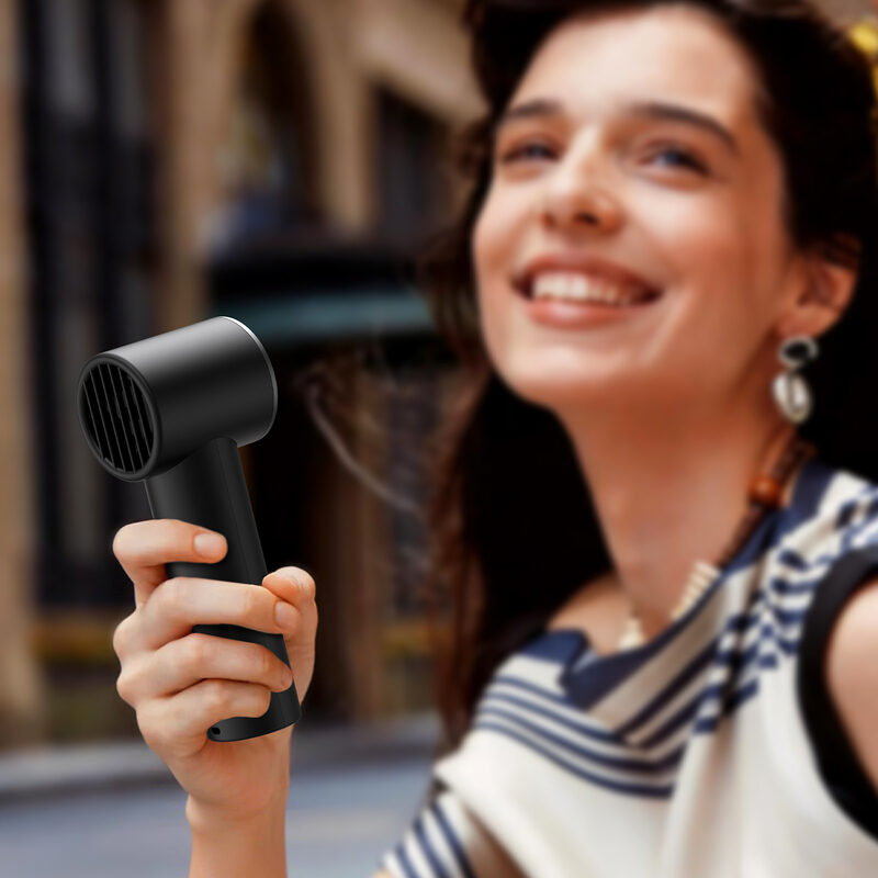 Вентилятор Acefast YF1 1800 mAh LED-дисплей mini handheld fan Black — фото 7