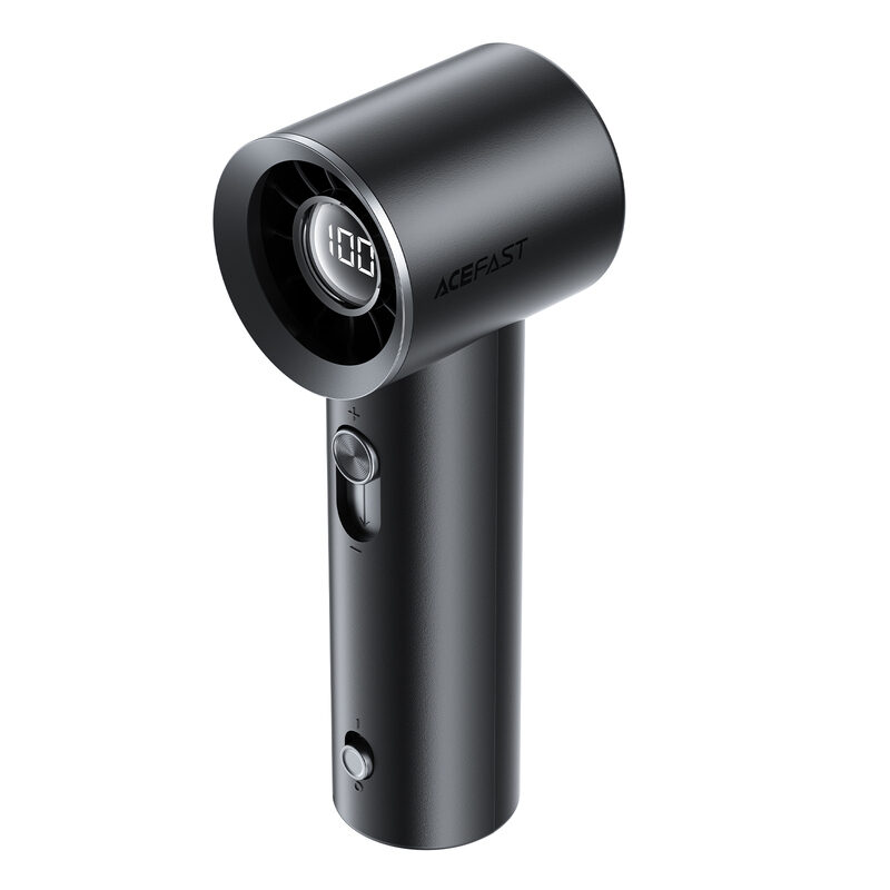 Вентилятор Acefast YF1 1800 mAh LED-дисплей mini handheld fan Black