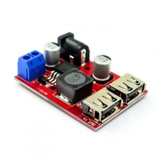 Знижувальний перетворювач HW-412, 9–36 В → 5 В 3 А, подвійний USB