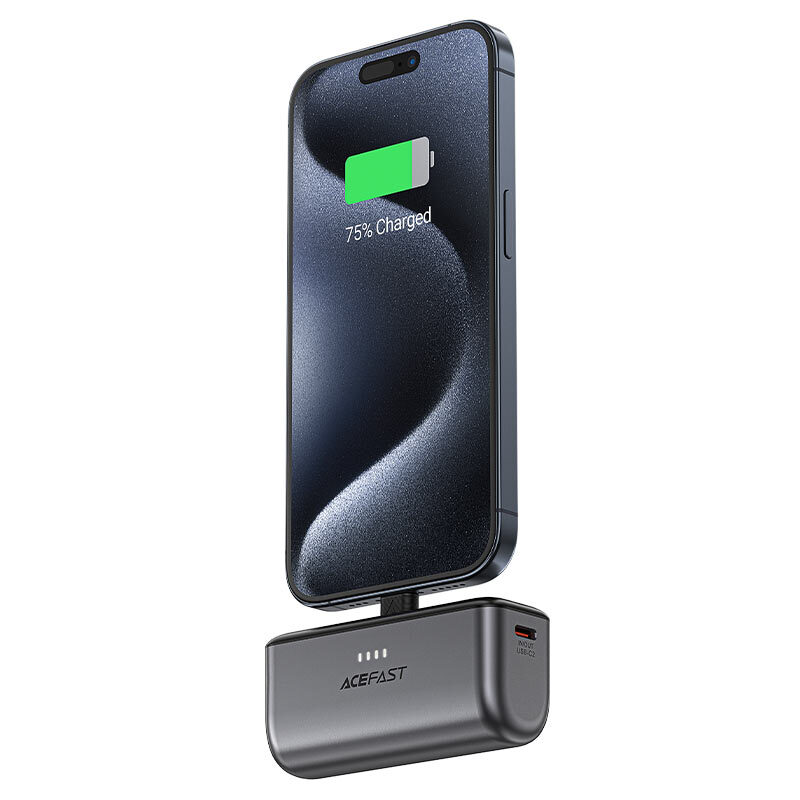 Зовнішній акумулятор Acefast M9-5000 PD20W capsule power bank Black — фото 7