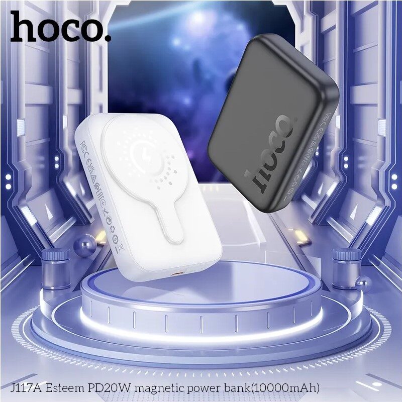 Зовнішній акумулятор Hoco J117A Esteem PD20W magnetic power — фото 7