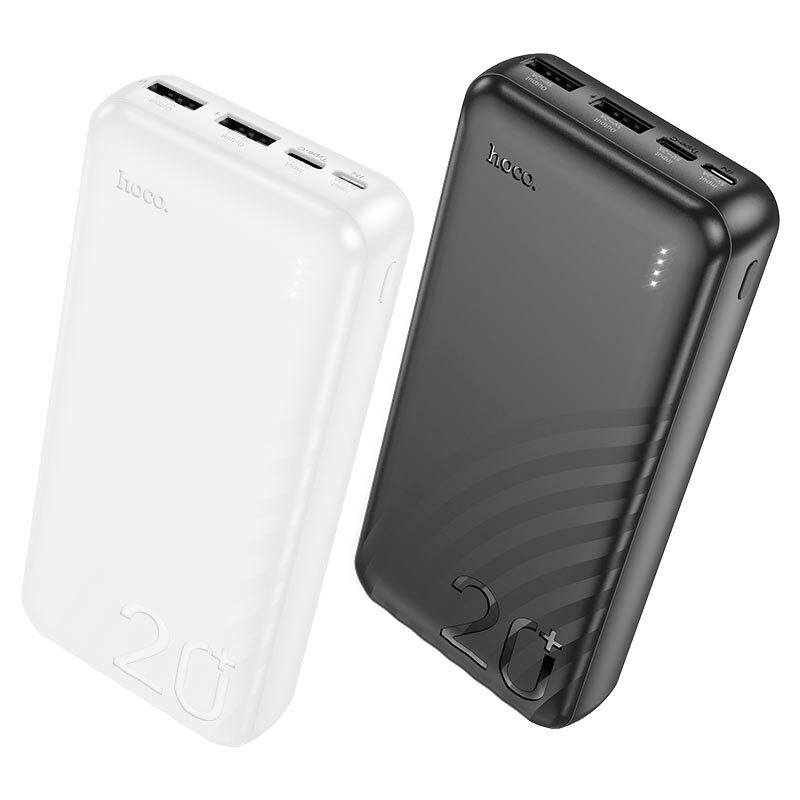 Зовнішній акумулятор Hoco J123A Element power bank(20000mAh) Black — фото 7