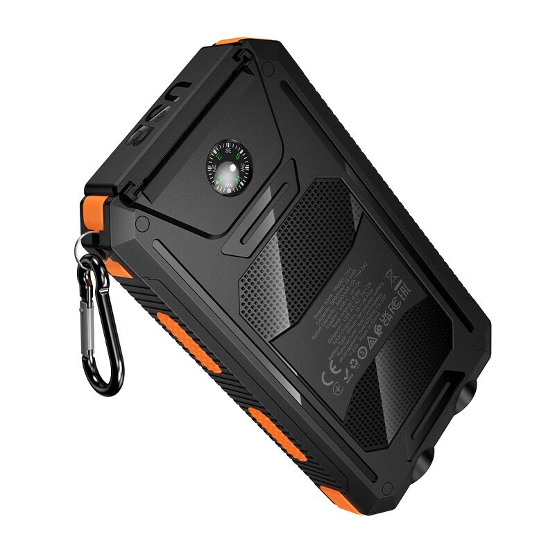 Зовнішній акумулятор Hoco J164 Platinum solar dual lighting power — фото 4