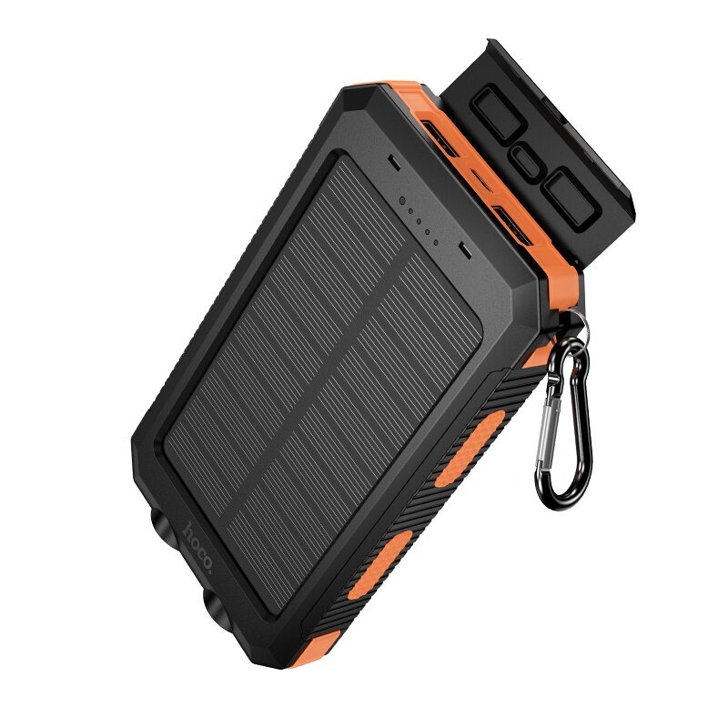 Зовнішній акумулятор Hoco J164 Platinum solar dual lighting power — фото 8