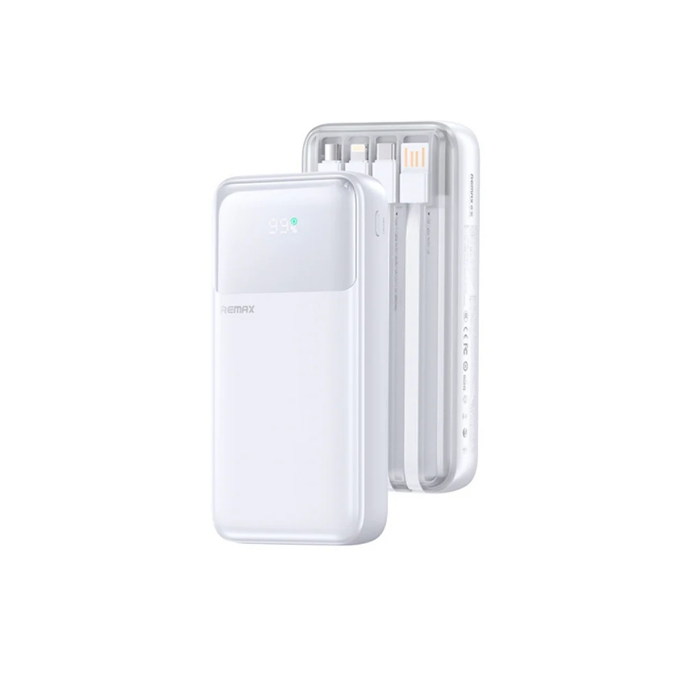 Зовнішній акумулятор Remax 20W+22.5W with 3 Fast Charging Cable Power
