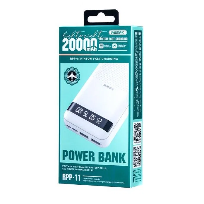 Зовнішній акумулятор Remax Hintom 2.4A Fast Charging Power Bank — фото 3
