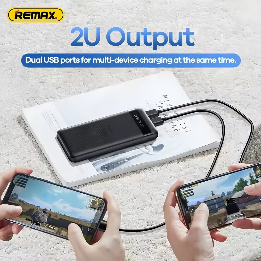 Зовнішній акумулятор Remax Hintom 2.4A Fast Charging Power Bank — фото 4