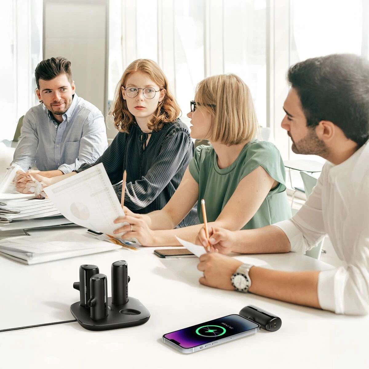 Зовнішній акумулятор Veger Pogo (W007CK) set 4 x 5000 mAh black — фото 7
