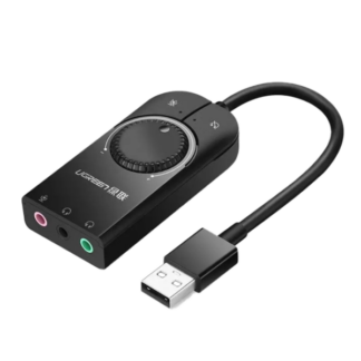 Звукова карта USB 2.0 Ugreen CM129 Black