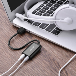 Звукова карта USB 2.0 Ugreen US205 Black — фото 2